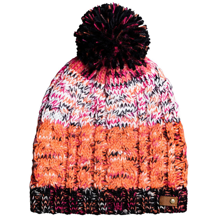 Roxy Telma Block Beanie - Women's Living Coral