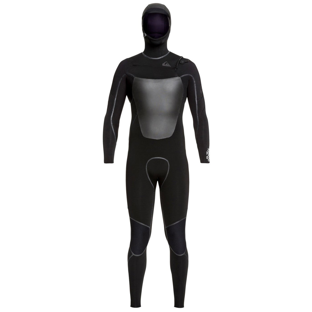 Quiksilver 4/3 Syncro+ Chest Zip LFS Hooded Wetsuit Black