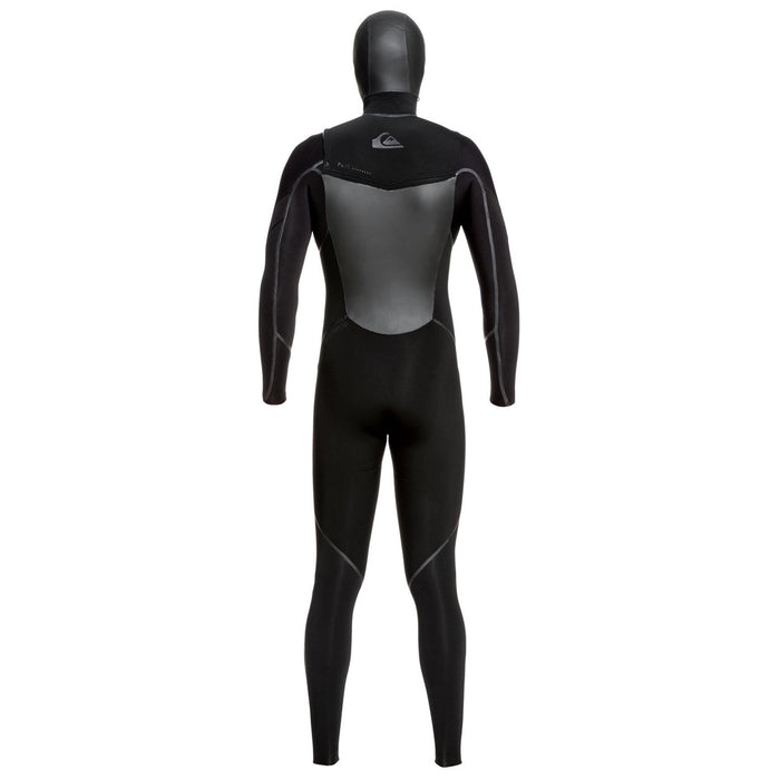 Quiksilver 4/3 Syncro+ Chest Zip LFS Hooded Wetsuit Black