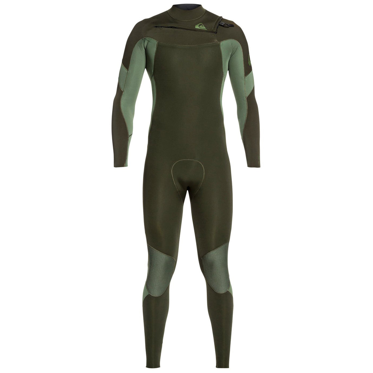 Quiksilver 4/3 Syncro Chest Zip GBS Wetsuit Dark Ivy/ Shade Olive