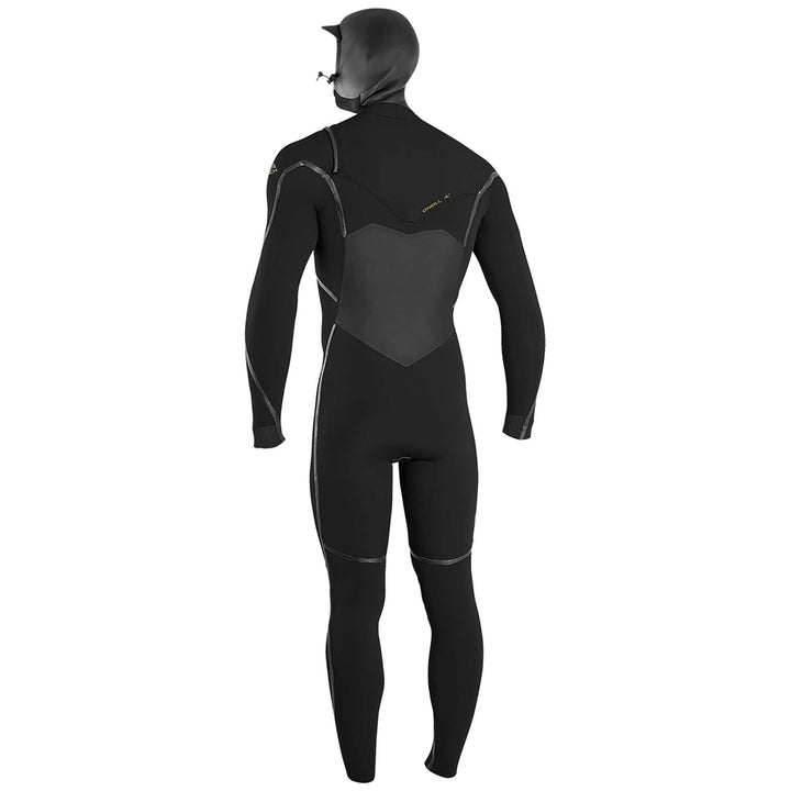 O'Neill 5.5/4+ Psycho Tech Chest Zip Hooded Wetsuit Black/Black