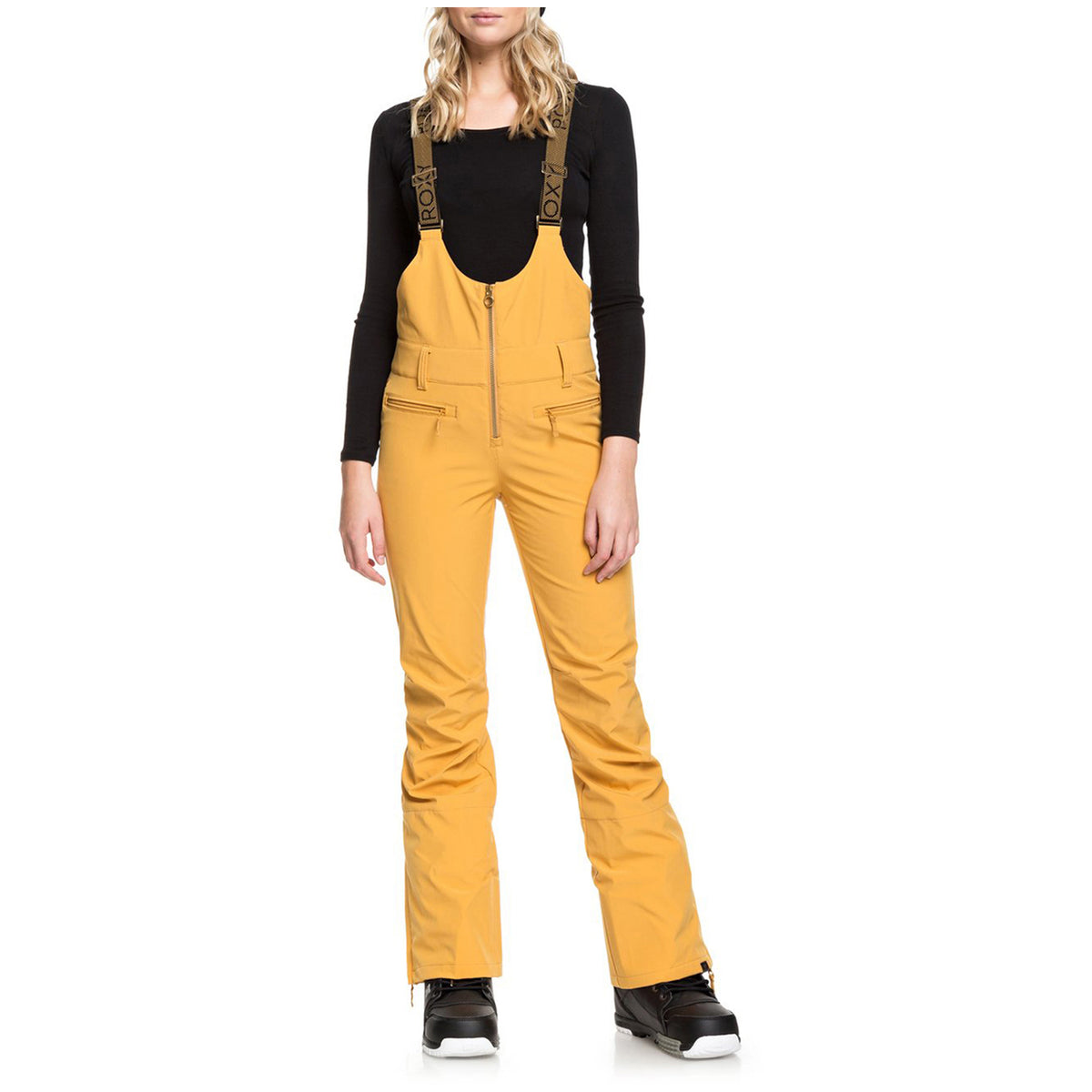 Roxy Torah Bright Summit Bib Pants - Women's Spruce Yellow