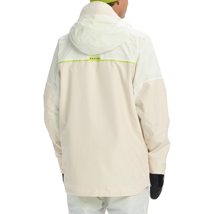 Burton Frostner Anorak Stout White/Almond Milk Ripstop/Tender Shoots