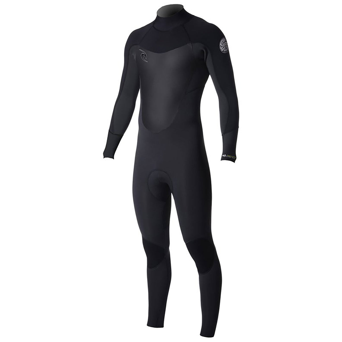 Rip Curl 4/3 Dawn Patrol Back Zip Wetsuit Black