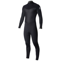 Rip Curl 4/3 Dawn Patrol Back Zip Wetsuit Black::Black