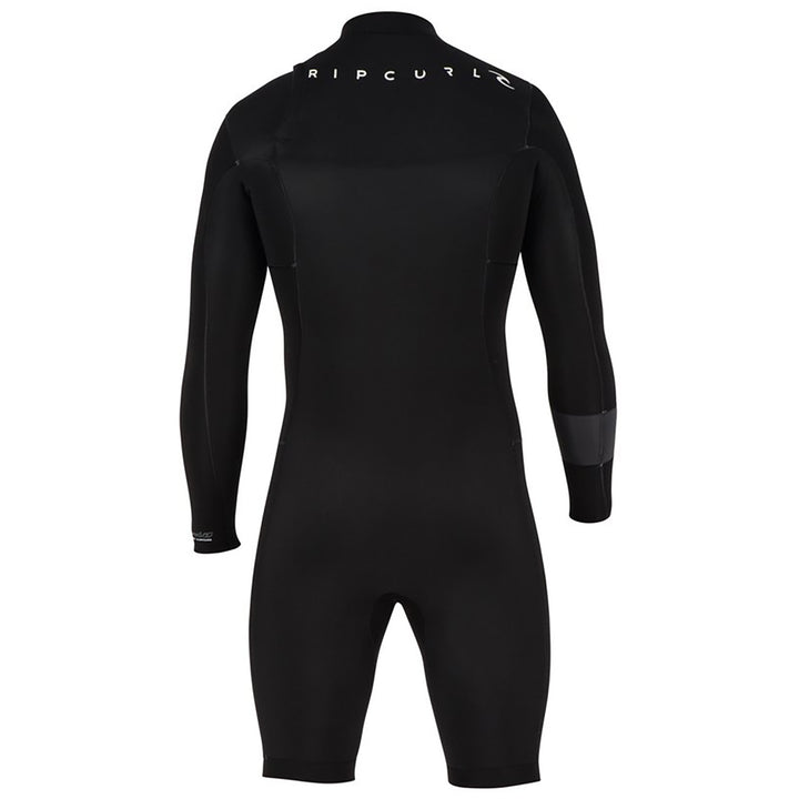 Rip Curl 2/2 Aggrolite Long Sleeve Chest Zip Springsuit Black