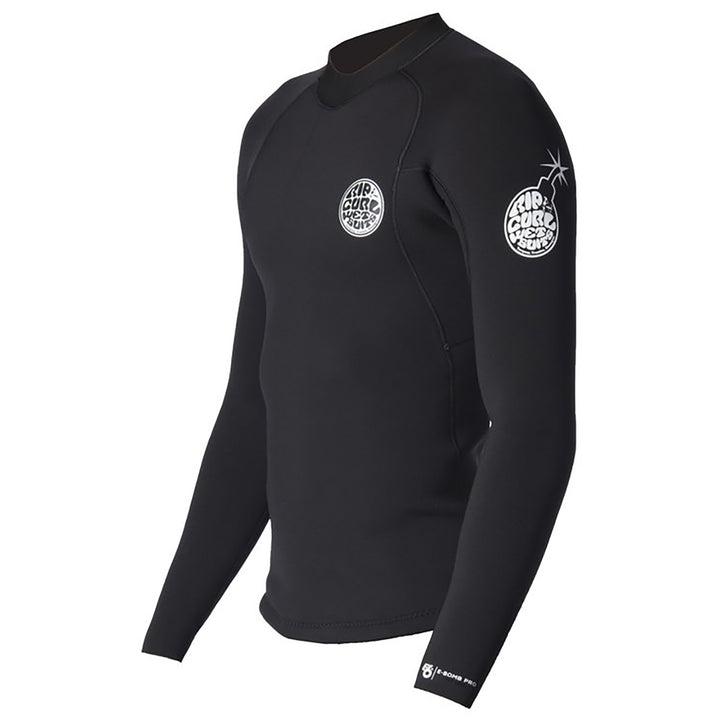 Rip Curl 1.5mm E-Bomb Long Sleeve Wetsuit Jacket Black