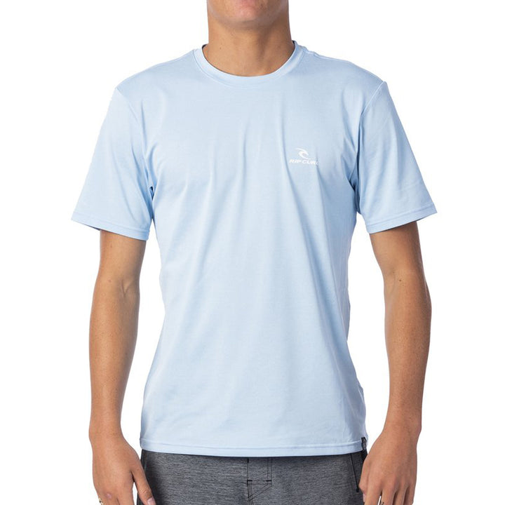 Rip Curl Search Series Short Sleeve Rashguard Blue