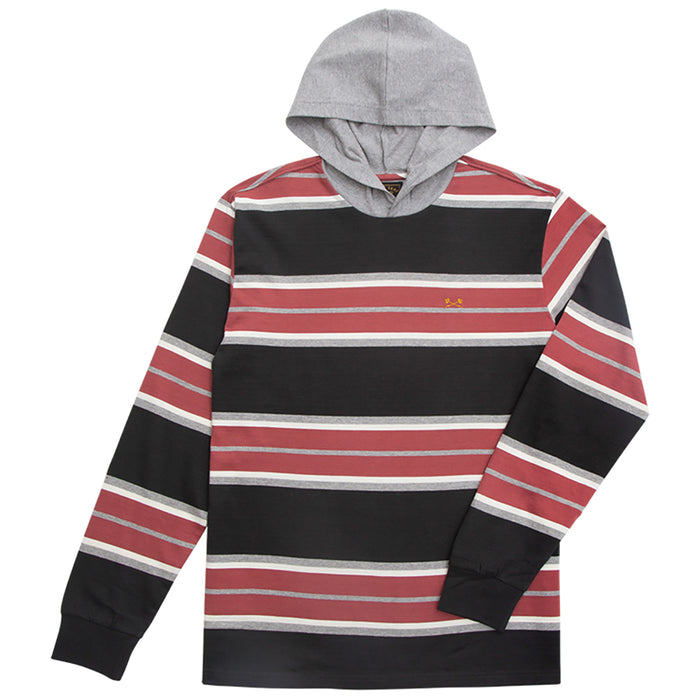 Dark Seas McKinley Hooded Long-Sleeve T-Shirt Black