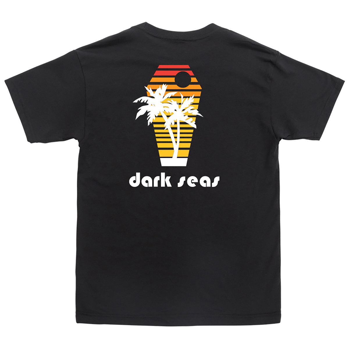 Dark Seas Six Feet Over T-Shirt Black