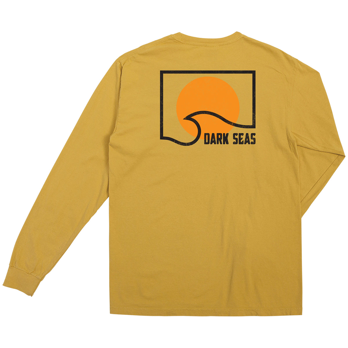 Dark Seas Shaper Long-Sleeve T-Shirt Mustard