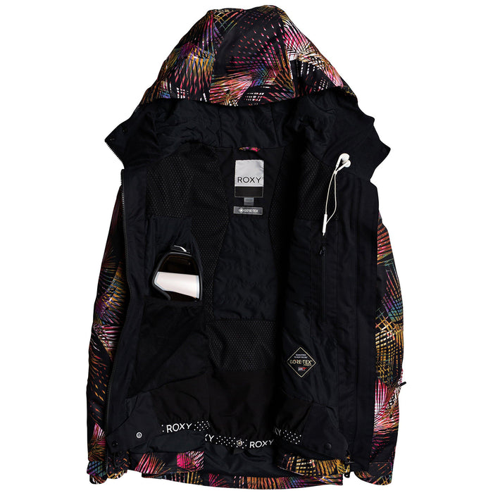 Roxy GORE-TEX 2L Essence Jacket - Women's True Black Night Palm