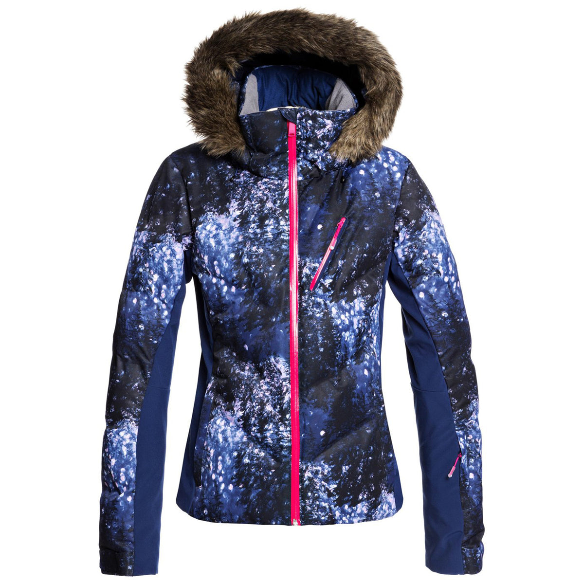 Roxy Snowstorm Plus Jacket - Women's Medieval Blue Sparkles