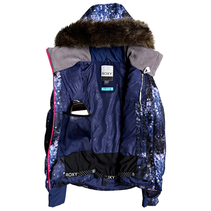 Roxy Snowstorm Plus Jacket - Women's Medieval Blue Sparkles