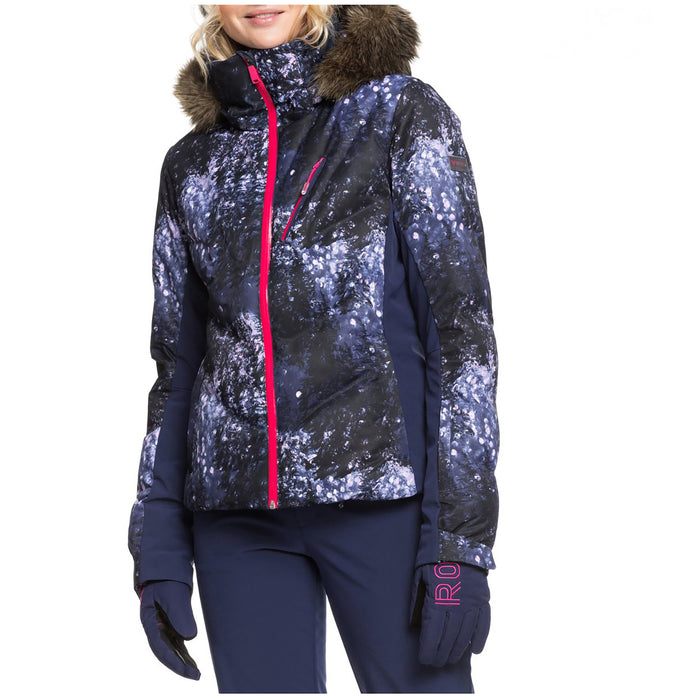 Roxy Snowstorm Plus Jacket - Women's Medieval Blue Sparkles