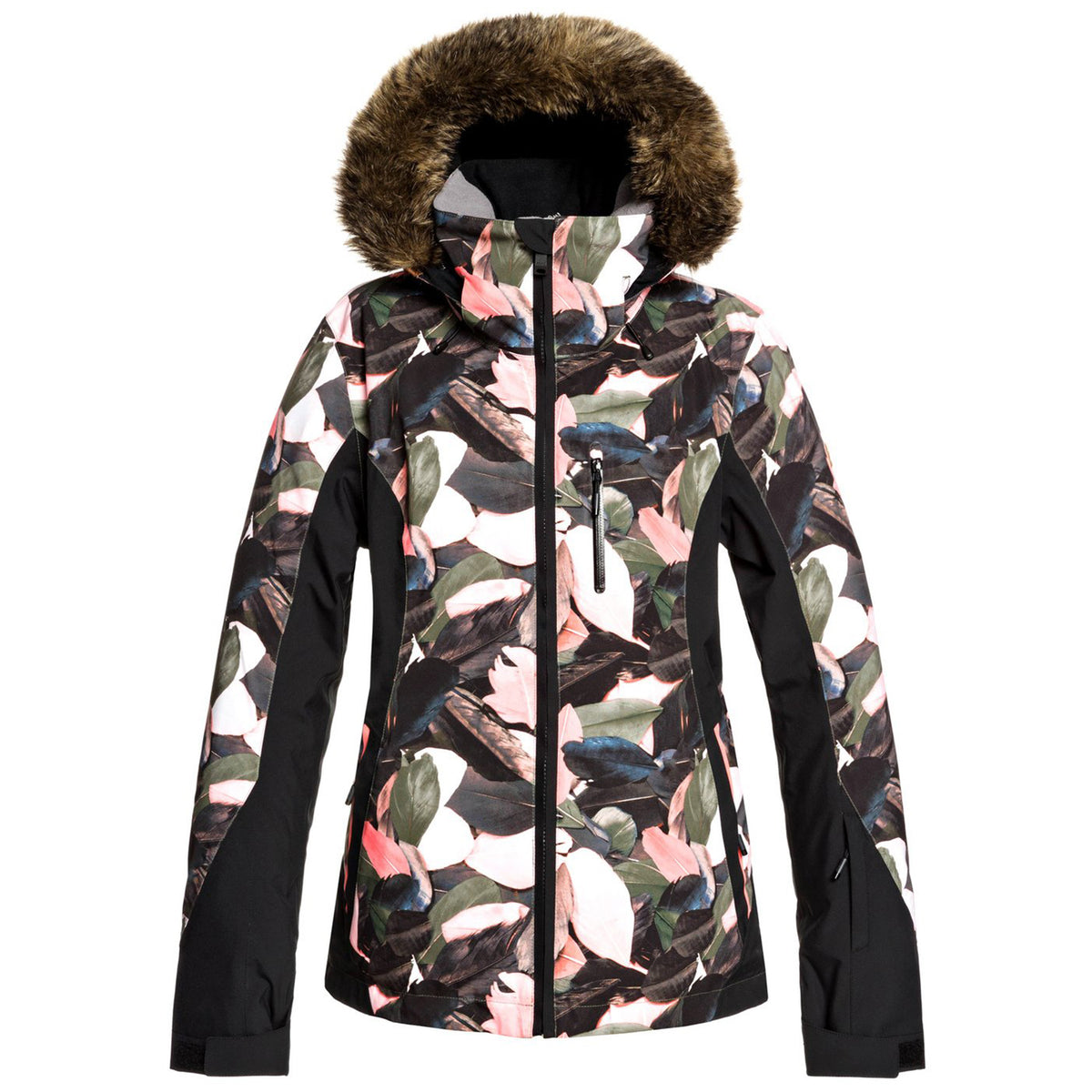 Roxy Jet Ski Premium Jacket - Women's Living Coral Plumes
