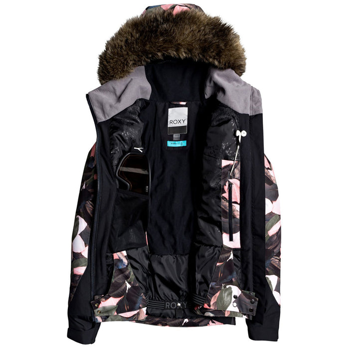Roxy Jet Ski Premium Jacket - Women's Living Coral Plumes