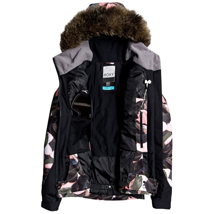 Roxy Jet Ski Premium Jacket - Women's Living Coral Plumes