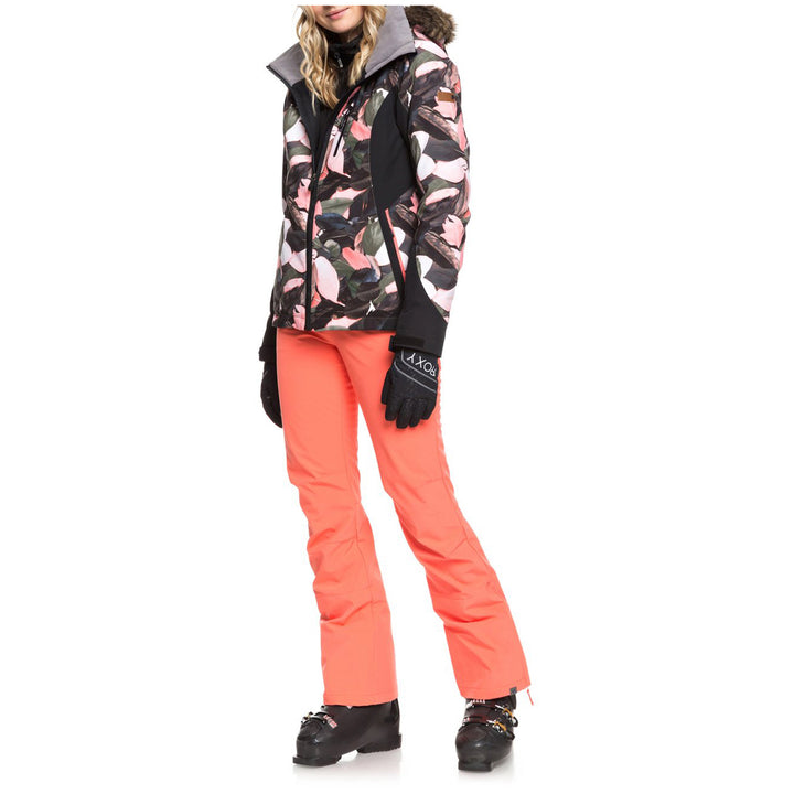 Roxy Jet Ski Premium Jacket - Women's Living Coral Plumes