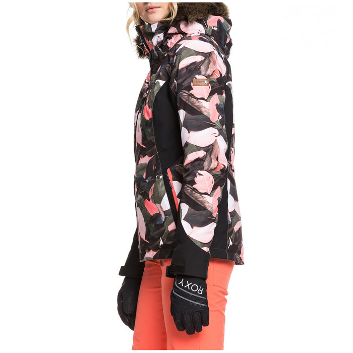 Roxy Jet Ski Premium Jacket - Women's Living Coral Plumes