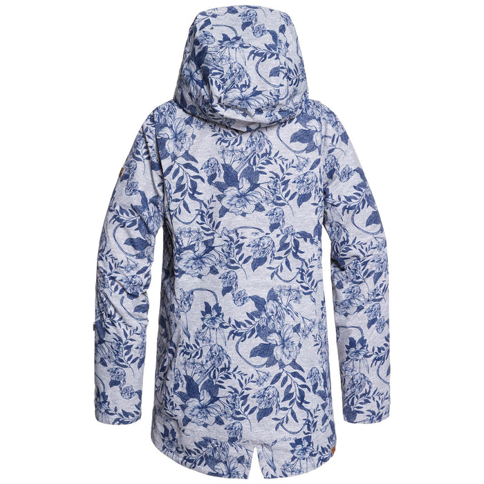 Roxy Glade Printed GORE-TEX 2L Jacket - Women's Heather Grey Botanical Flowers