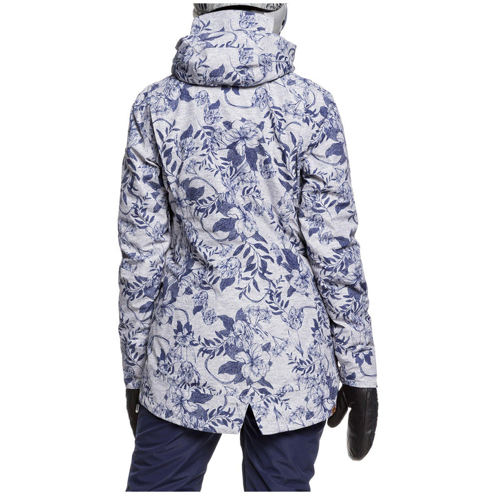 Roxy Glade Printed GORE-TEX 2L Jacket - Women's Heather Grey Botanical Flowers