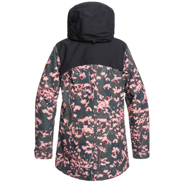 Roxy Stated Jacket - Women's True Black Poppy
