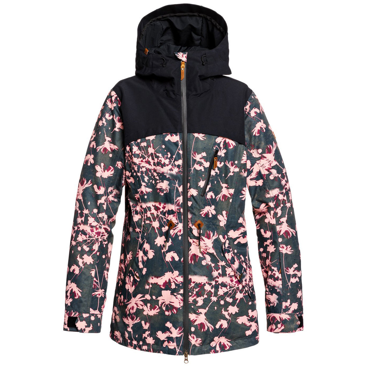 Roxy Stated Jacket - Women's True Black Poppy