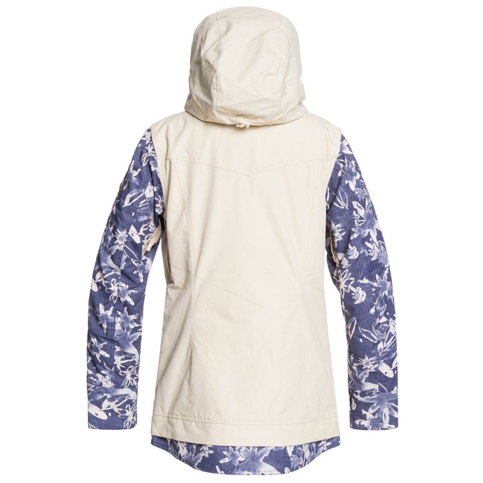 Roxy Cedar Jacket - Women's Mid Denim Bleached Flowers