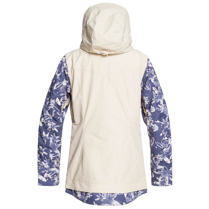 Roxy Cedar Jacket - Women's Mid Denim Bleached Flowers