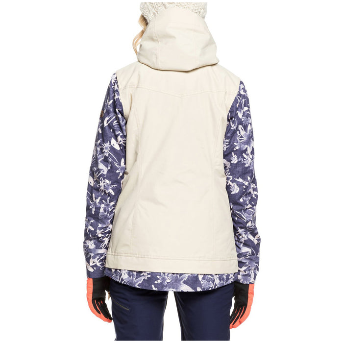 Roxy Cedar Jacket - Women's Mid Denim Bleached Flowers