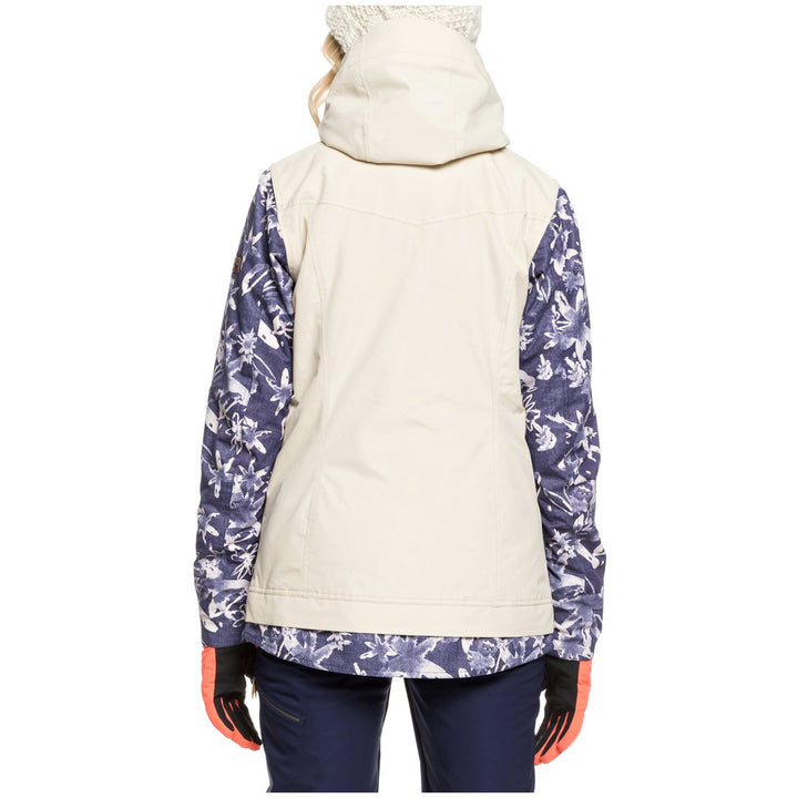 Roxy Cedar Jacket - Women's Mid Denim Bleached Flowers