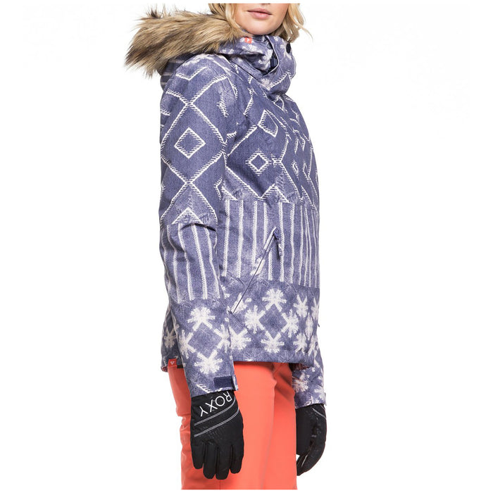 Roxy Jet Ski SE Jacket - Women's Mid Denim Wake Up
