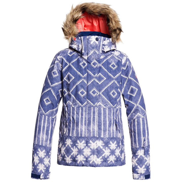 Roxy Jet Ski SE Jacket - Women's Mid Denim Wake Up