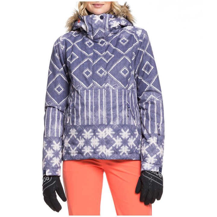 Roxy Jet Ski SE Jacket - Women's Mid Denim Wake Up