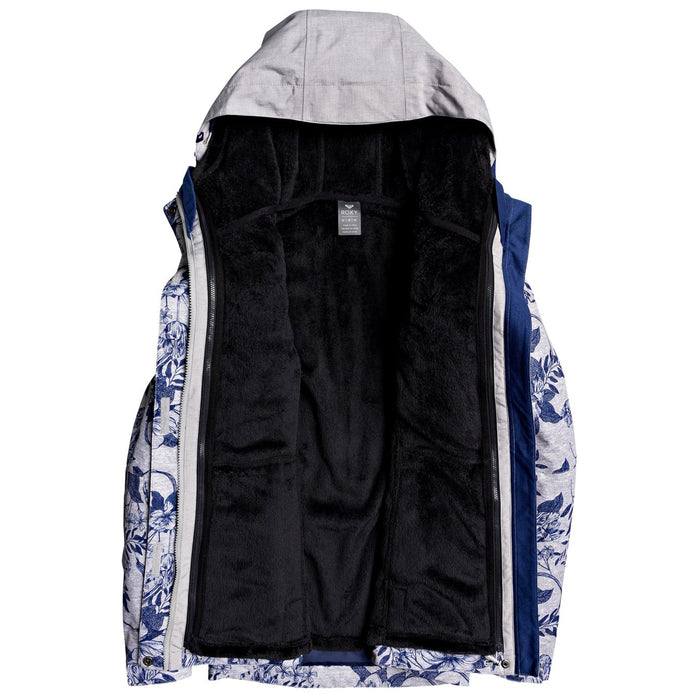 Roxy Jetty 3-in-1 Jacket - Women's Heather Grey Botanical Flowers