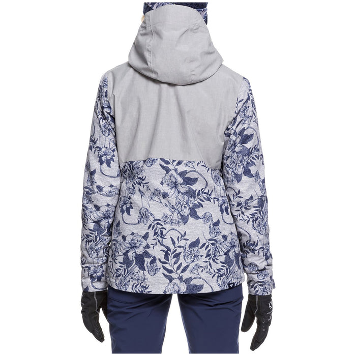 Roxy Jetty 3-in-1 Jacket - Women's Heather Grey Botanical Flowers