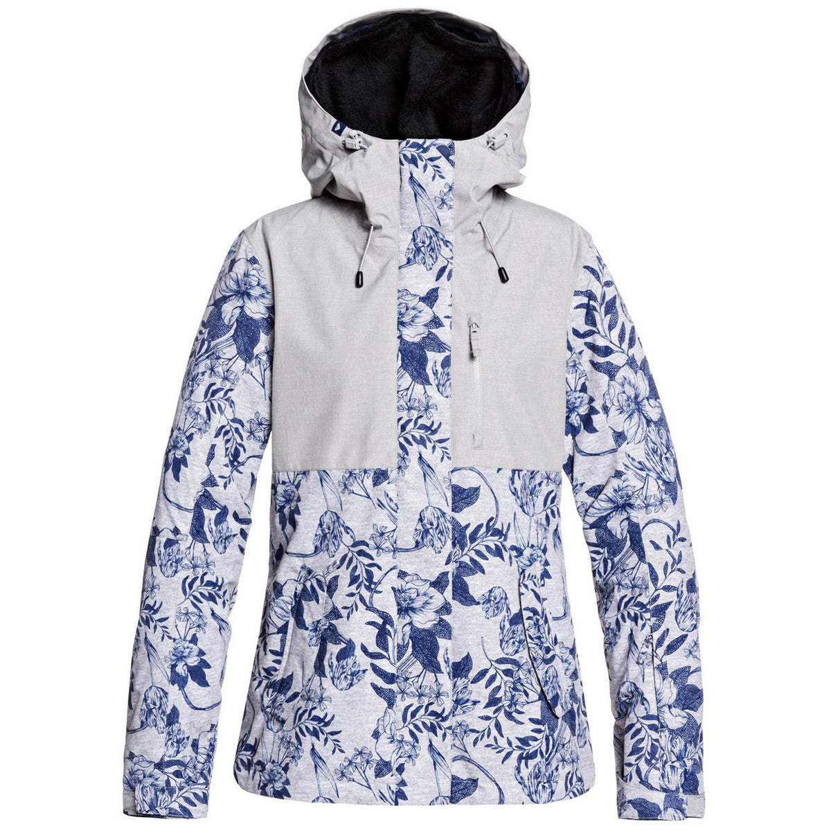 Roxy Jetty 3-in-1 Jacket - Women's Heather Grey Botanical Flowers
