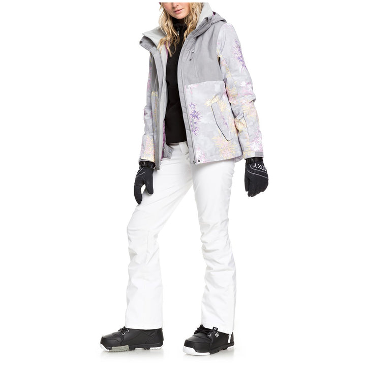 Roxy Jetty Block Jacket - Women's Micro Chip Edelweiss