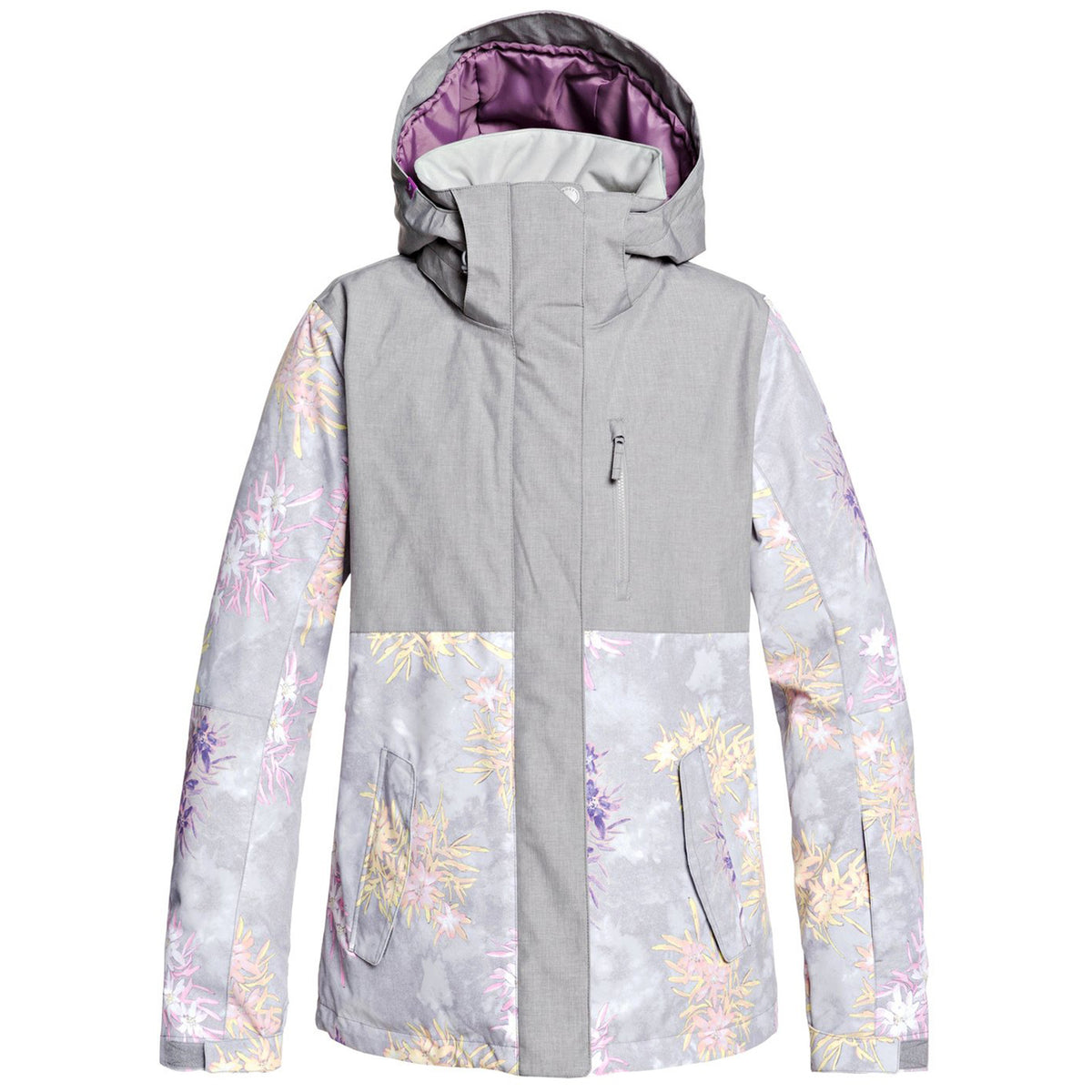Roxy Jetty Block Jacket - Women's Micro Chip Edelweiss