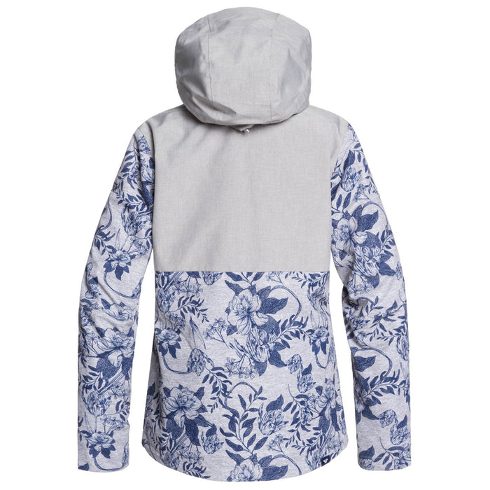 Roxy Jetty 3-in-1 Jacket - Women's Heather Grey Botanical Flowers