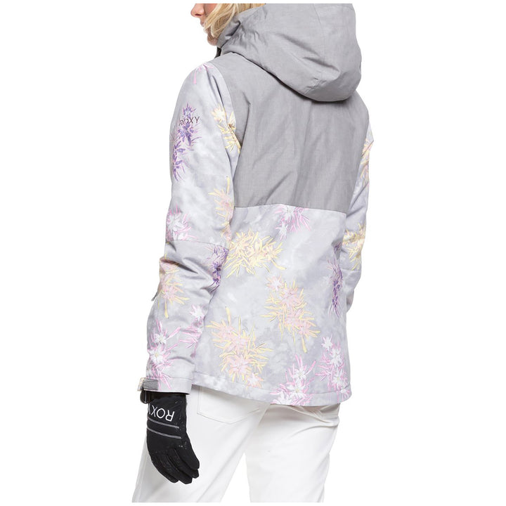 Roxy Jetty Block Jacket - Women's Micro Chip Edelweiss
