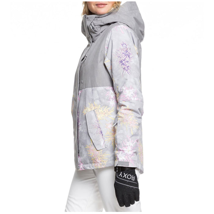 Roxy Jetty Block Jacket - Women's Micro Chip Edelweiss