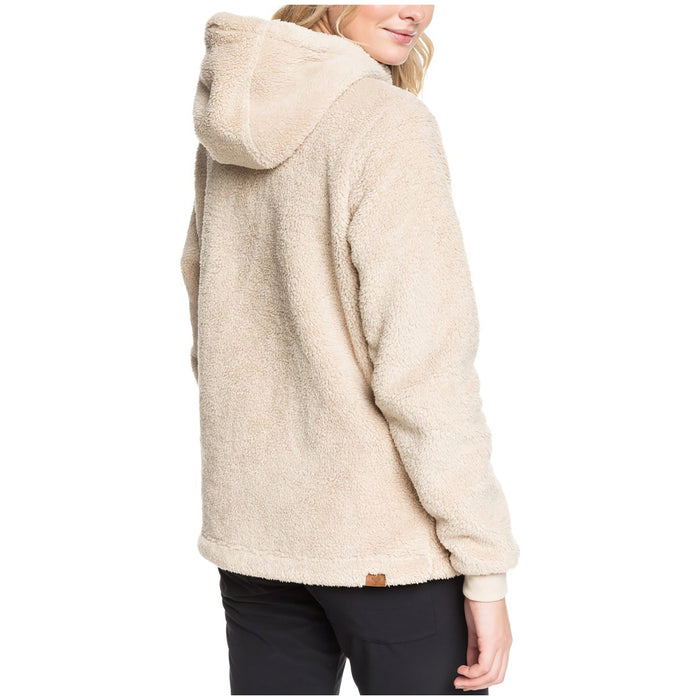 Roxy Pluma Sherpa Hoodie- Women's Oyster Gray