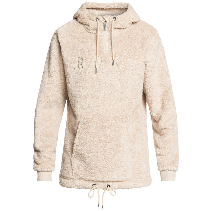 Roxy Pluma Sherpa Hoodie- Women's Oyster Gray