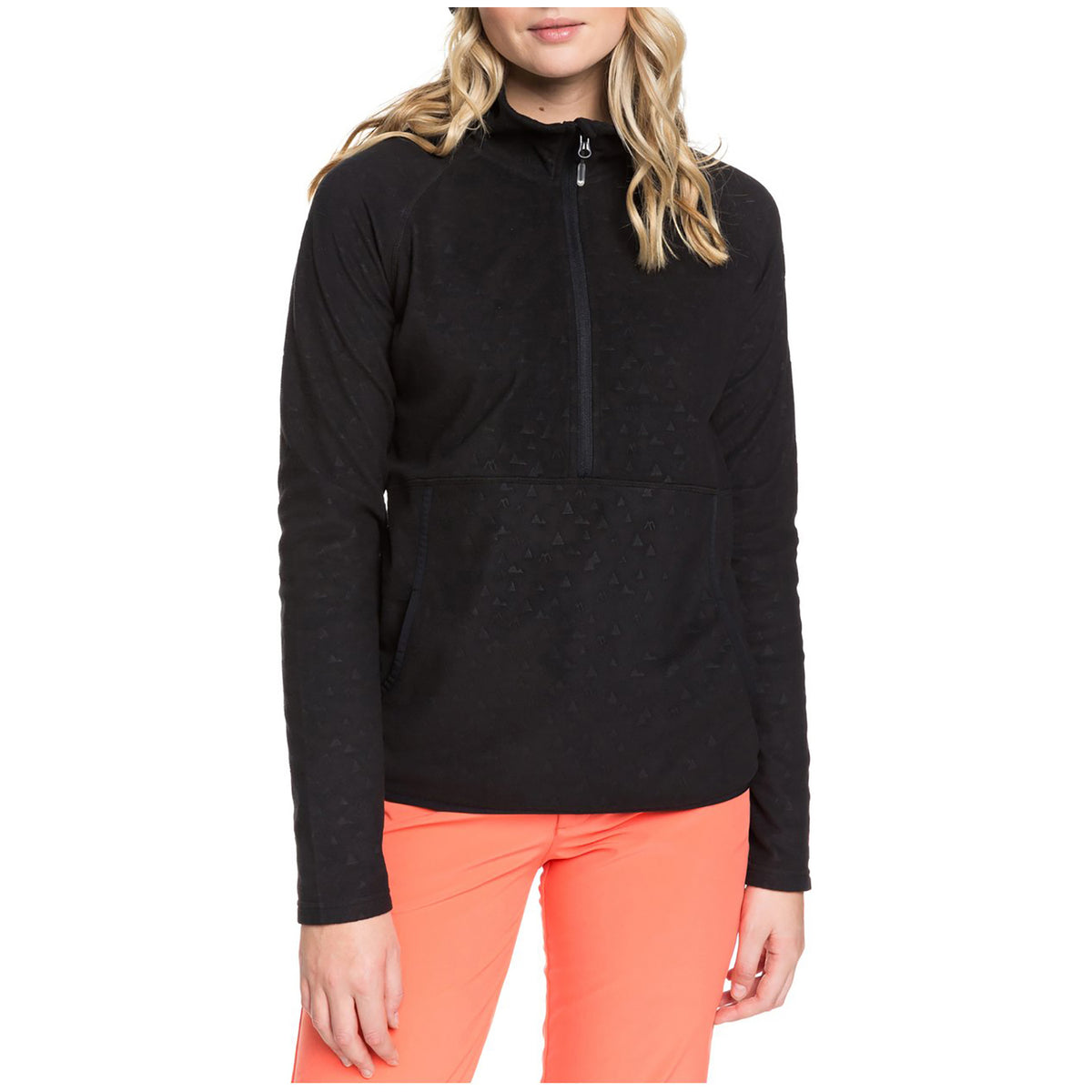 Roxy Cascade Fleece - Women's True Black Risingpeak Embos