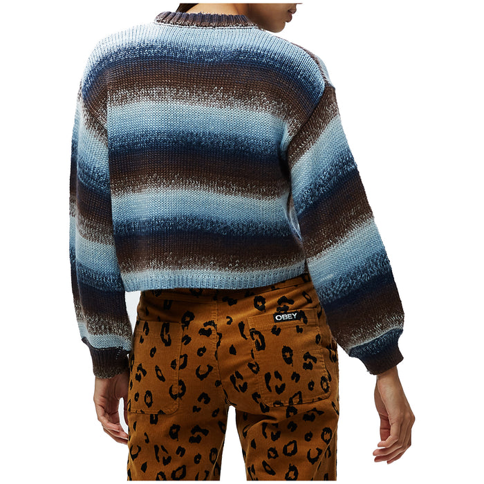 Obey Clothing Godard Sweater - Women's Blue Multi