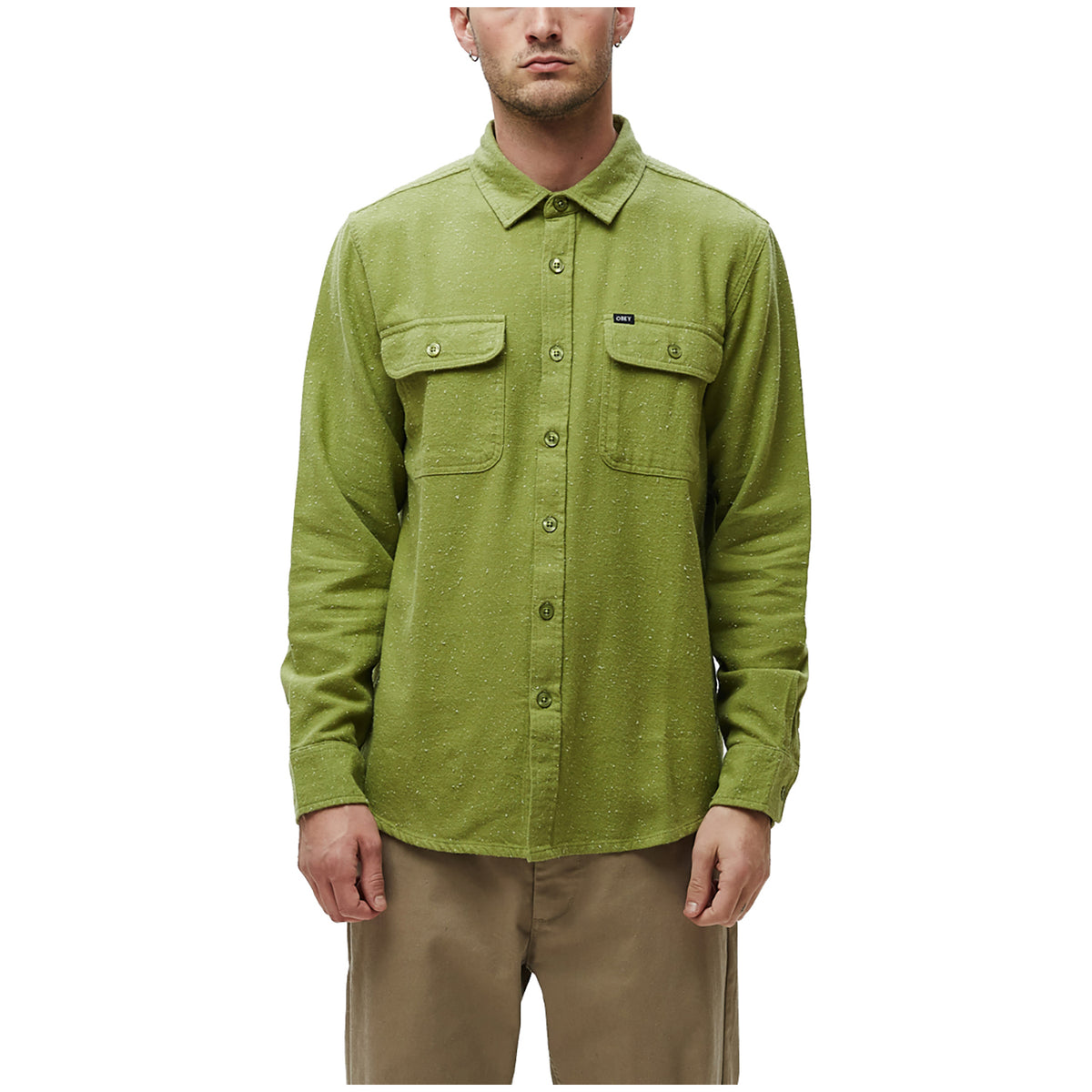 Obey Clothing Jasper Long-Sleeve Shirt Olive