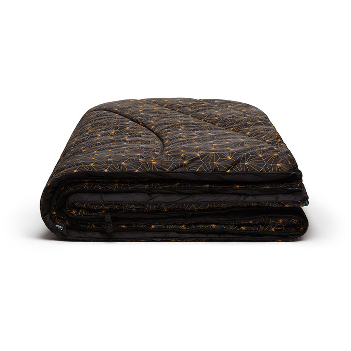 Rumpl Original Puffy Blanket - Black & Gold Black & Gold