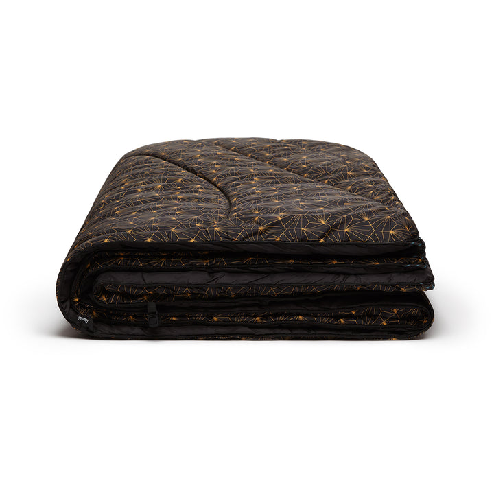 Rumpl Original Puffy Blanket - Black & Gold Black & Gold